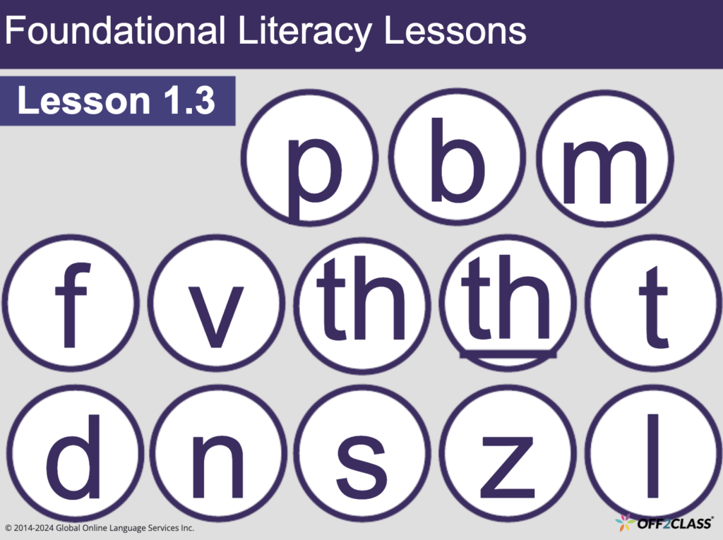 The title slide of the Consonants 1 free literacy lesson for Secondary ELs.